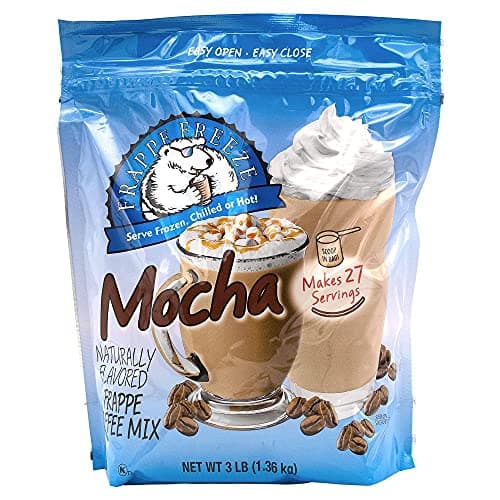 DaVinci Gourmet Frappe Freeze Frappe Coffee Mix, Mocha, 3 Lb Bag, 27 Servings - Image 1