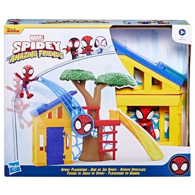 Spidey and his Amazing Friends Spidey Playground Playset, Includes 4-Inch Action Figure, Marvel Super Hero Toys for Kids 3 and Up - Image 3