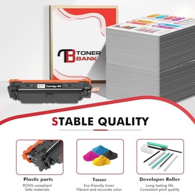 069 Toner Cartridge Set 069H MF753Cdw Compatible Replacement for Canon 069 069H Toner Cartridge for Canon imageCLASS MF753Cdw MF751Cdw LBP674Cdw Printer Ink Black Cyan Yellow Magenta 4 Pack - Image 6