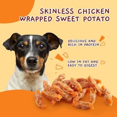 Jungle Calling Chicken & Sweet Potato Dog Treats – Gluten-Free, Grain-Free, High-Protein Natural Chews for Medium/Large Breeds, Edible Pet Snacks,10.6 oz - Image 6