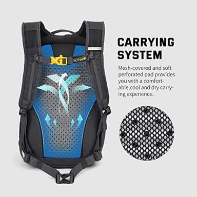 SKYSPER Small Hiking Backpack, 20L Lightweight Travel Backpacks Hiking Daypack for Women Men - Image 4