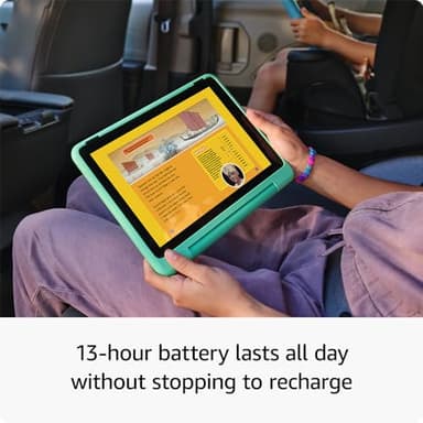 Amazon Fire HD 10 Kids Pro tablet (newest model) ages 6-12. Bright 10.1" HD screen, includes ad-free content, robust parental controls, 13-hr battery and slim case for older kids, 32 GB, Nebula - Image 6