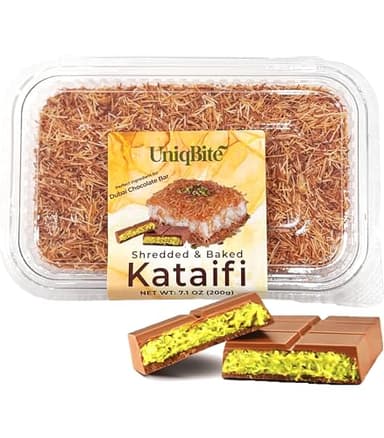 Toasted Kataifi Pastry for Dubai Chocolate | 7 oz (200g) | Ready to Use Crispy Kadayif Shredded Fillo Dough - Image 1