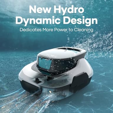 AIPER Cordless Automatic Cleaner, Pool Vacuum with Auto- Parking, Lightweight, Ideal for Above Ground Flat Pool up to 860 sq.ft. - Image 2