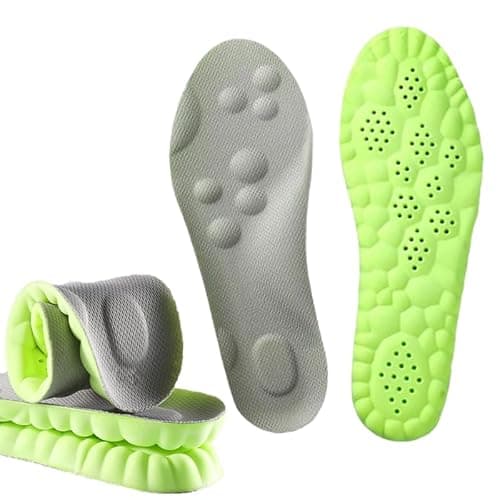 SolaraPickleball Insoles for Women Men, 4D Cloud Comfort Breathable Cushion Memory Foam Shoe Inserts Pickle Ball (1 Pair, Men 9.5-10.5/ Women 10.5-11.5) - Image 1