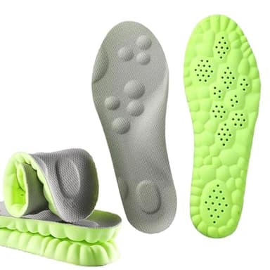 SolaraPickleball Insoles for Women Men, 4D Cloud Comfort Breathable Cushion Memory Foam Shoe Inserts Pickle Ball (1 Pair, Men 9.5-10.5/ Women 10.5-11.5) - Image 1