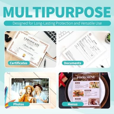 Binditek 100 Pack 3 Mil Thermal Laminating Pouches, 9x11.5 Inches Laminating Sheets, for Letter Size, Ultra Clear, Glossy, Hold 8.5x11 Inches, Heat Seal, Office School Supplies - Image 6