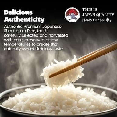 IRIS Instant White Rice (10 Pack), Ultra Premium Japanese Short Grain Sushi Sticky Rice, Microwave for 80 seconds (1.2 Minutes), Gluten Free Vegan, Grown Polished and Packed in Japan - Image 3