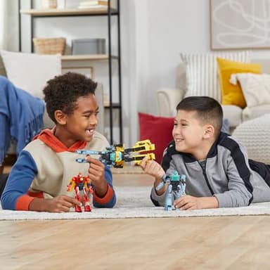 Transformers EarthSpark Cyber-Combiner Terran Twitch and Robby Malto Robot Action Figures, Interactive Toys for Boys and Girls Ages 6 and Up - Image 7