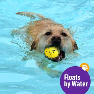 Kimee Dog Balls Upgraded Dog Tennis Balls for Aggressive Chewers, 5.3'' Indestructible Tennis Ball, More Bite-Proof Chew Toys, Long-Lasting Teething Ball for Puppies Small Medium Large Dogs - Image 8