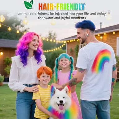 Purple Hair Spray Temporary Hair Color Spray for Women Men, Washable Temporary Dark Purple Hair Dye Paint Wax Hairspray for Halloween Cosplay Festival Party Costume Makeup, 4.06 oz - Image 4