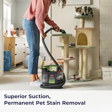 BISSELL® Little Green® Max Pet SmartMix Portable Carpet and Upholstery Deep Cleaner, Car/Auto Detailer, with SmartMix Technology, Self-Cleaning Tough Stain Tool and Pet Hair Removal Tool, 38572 - Image 4