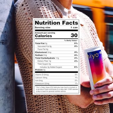 Hiyo Organic Social Tonic - Blackberry Lemon, 12 Pack - N.A. Functional Seltzer, Sparkling Water Crafted with Organic Adaptogens, Nootropics & Botanicals - Image 5