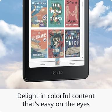 Amazon Kindle Colorsoft Signature Edition 32GB (newest model) – With color display, auto-adjusting front light, wireless charging, and long battery life - Metallic Black - Image 2