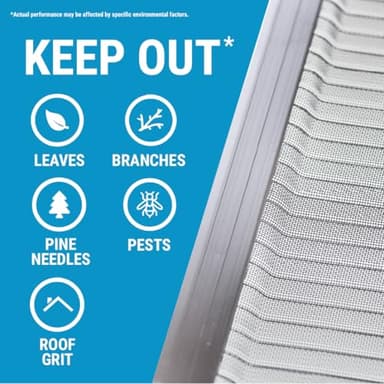 Raptor Gutter Guard – 48 FT. (Nominal) Contractor Grade Stainless Steel Micro-Mesh Gutter Guard Kit with Screws Included. Fits 5 in. Gutters and Smaller. DIY-Friendly. (5.625 in. x 47.625 in.) - Image 5