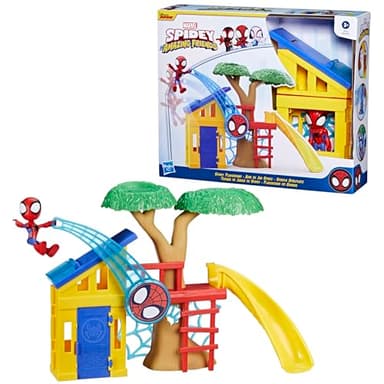 Spidey and his Amazing Friends Spidey Playground Playset, Includes 4-Inch Action Figure, Marvel Super Hero Toys for Kids 3 and Up - Image 14
