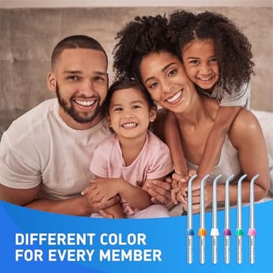 Water Flosser Replacement Tips for Waterpik, Replacement Heads for Waterpik (6 Classic Jet Tips) - Image 7