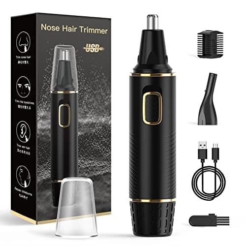 XOOMRSCP Nose Hair Trimmer for Men, 2025 Painless USB Rechargeable Nose Hair Trimmer, Ear and Nose Hair Trimmer for Men, Professional Facial Hair Trimmer with IPX7 Waterproof Dual Edge Blades - Image 1