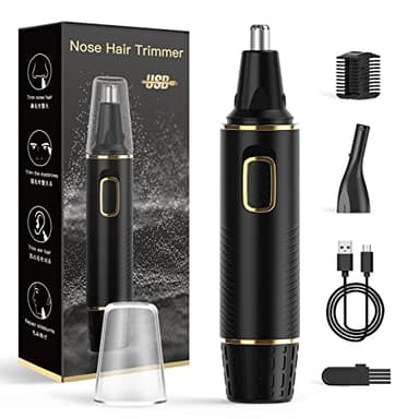 XOOMRSCP Nose Hair Trimmer for Men, 2025 Painless USB Rechargeable Nose Hair Trimmer, Ear and Nose Hair Trimmer for Men, Professional Facial Hair Trimmer with IPX7 Waterproof Dual Edge Blades - Image 1