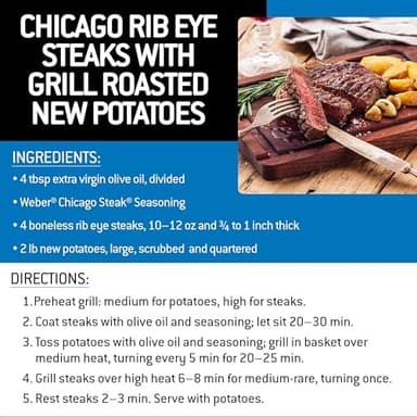 Weber Chicago Steak Seasoning, 5.5 oz - Image 5