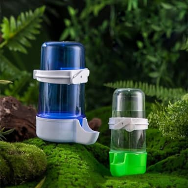 Paxikaka 16.9oz Bird Drinking Water Bottle Automatic Food Feeder Water Dispenser for Cage - Image 3