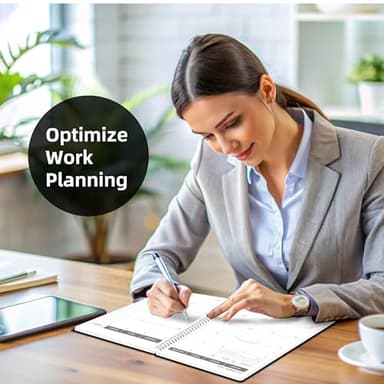 Monthly Planner 2025-2027, 2025 Calendar 24 Months Planner, JULY 2025 - JUNE 2027, 8.5" x 11", 2025 Academic Planner Hard PVC Cover with Spiral Bound, Perfect for School & Office for Women & Men - Image 7