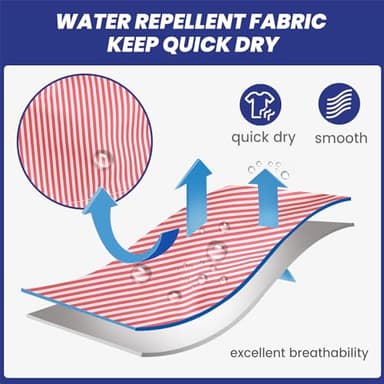 maamgic Mens Swim Trunks 5" with Mesh Lining Quick Dry Bathing Suits for Men Swim Shorts Swimwear Small - Image 3