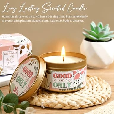 Grandma Mothers Day Gifts for Nana Grandma from Granddaughter Grandchildren Grandkids, Unique Mimi Birthday Gifts Nana Gift Set for Gigi First Time Grandmother, Best Grandmother Gift w/Canvas Tote Bag - Image 6