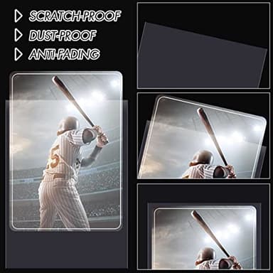 500 Counts Card Sleeves Top Loaders for Trading Cards, Baseball Card Sleeves Penny Soft Toploaders Compatible with Football, Sports, Game Cards - Image 4