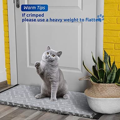 Carpet Protector for Pets Cat Carpet Protector/Repellent Barrier for Doorway Corner, Anti Scratch Under Door Cat Scratch Protector Mat, Easy to Cut Plastic Stopper (Clear, 3.6FT-1pack) - Image 7