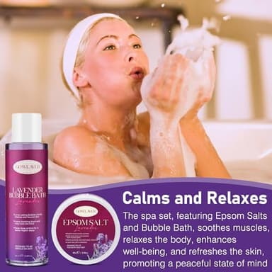 Spa Gifts for Women,Relaxing Bath Set & Stress Relief Body Wash Self Care Package,Secret Santa Christmas Stocking Stuffers Gifts Women Birthday Her Mom Sister Wife Friend Valentine Mothers Day - Image 6