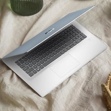 HP 17 Laptop, Intel Celeron N4120 Processor, 17.3’’ HD+ Touchscreen Display, 16GB RAM,1TB SSD, Intel UHD Graphics, Backlit Keyboard, Windows 11 Home, Fatcayes Accessory, Moonlight Blue (Renewed) - Image 4