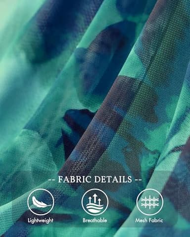 BTFBM Women Summer Floral Maxi Dresses Elegant Spaghetti Strap Dress Printed Party Dress Beach Long Dresses(Floral Lake Blue,Large) - Image 5