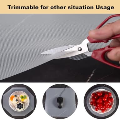 Shelf Liner, 23.6 Inches x 20 FEET Non-Slip Kitchen Cabinet Liner, Washable Oil-Proof Non-Adhesive Contact Paper for Kitchen Drawer, Cabinet, Shelves, Refrigerator, Storage, Desks, coutertops - Image 6