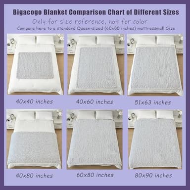 Bigacogo Chunky Knit Throw Blanket for Couch, 40x80 inches, 100% Hand Knitted with Thick Jumbo Chenille Yarn, Cozy Soft Large Rope Knot Cable Crochet Blankets for Sofa Bed Living Room, Mint - Image 5