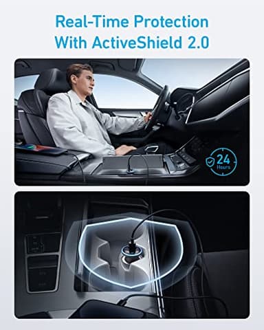 Anker 323 USB C Car Charger Adapter, 52.5W Cigarette Lighter Charger with 30W PowerIQ 3.0 Fast Charging Cable for iPhone 17/17 Pro Max/16/15/14 Series, Galaxy S25/24/23, Pixel, iPad, AirPods and More - Image 8