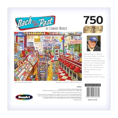 RoseArt - Back to The Past - Local Five and Dime - 750 Piece Jigsaw Puzzle for Adults - Image 5