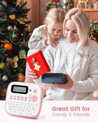 Vixic Pink Label Maker, D210S Label Maker with Tapes Waterproof, Handheld Label Makers Labeler Includes USB-C for Power, Easy-to-Read Screen, Multiple Fonts Icons Frames for Home Office Organization - Image 8
