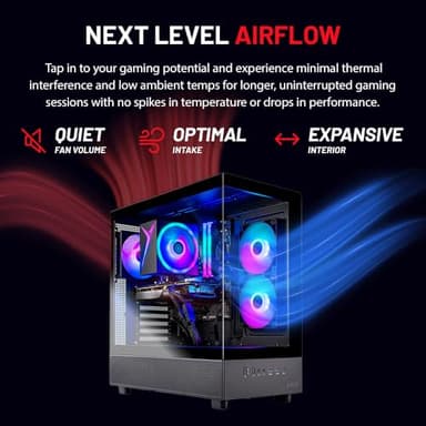 Skytech Gaming Azure 3 Desktop PC, Ryzen 7 7700 3.8 GHz (5.3GHz), NVIDIA RTX 5060, 1TB NVMe SSD, 32GB DDR5 RAM 5200 RGB, 650W Gold PSU, Wi-Fi, Win 11 - Image 4
