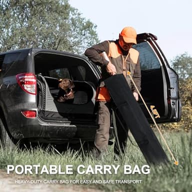 ABCCANOPY 8x5 Pop Up Grill Gazebo - Outdoor BBQ Canopy with Shelf & Sidewall, Portable Barbeque Shelter with 2 Magnetic LED Lights, Carry Bag for Patio Garden Events Picnic Grilling, Brown - Image 4