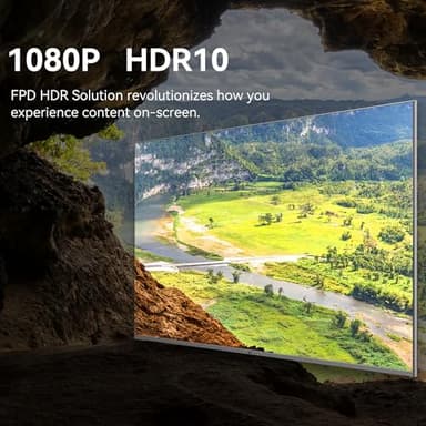 FPD 43 Inch Smart TV Flat Screen Frame LED Television Full HD 1080p Google Cast Built in, Streaming Live Ultra Thin HDR10 Android TV, Bluetooth, Vesa, Hdmi, WiFi (Palette-Series 2025) - Image 2