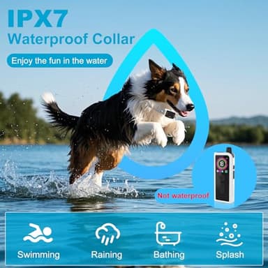 Dog Training Collar with Remote Control 4218 FT 3 Training Modes (Beep, Vibration, Safe Static) IPX7 Waterproof Rechargeable E-Collar for Small Medium Large Dogs 10-120lbs - Image 5