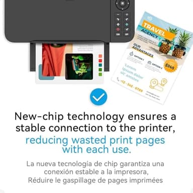 64XL Ink Cartridge Combo Pack Compatible for HP Ink 64 Black Color Compatible for Envy Photo 7855 7858 7155 6255 6200 Envy Inspire 7900e 7955e 7255e 7950e Printer - Image 3