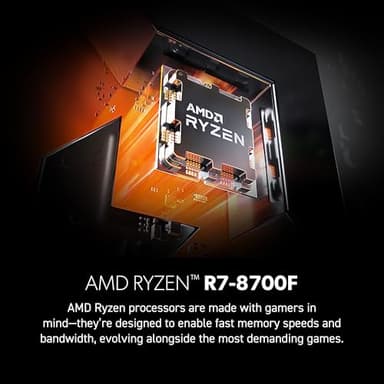 MSI Codex Z2 Gaming Desktop: AMD R7-8700F, GeForce RTX 5070, 32GB DDR5, 2TB m.2 NVMe SSD, USB Type-C, VR-Ready, Windows 11 Home : A8NVP-436US - Image 2