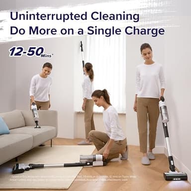 LEVOIT Cordless Vacuum Cleaner, Stick Vac with Tangle-Resistant Design, Up to 50 Minutes, Powerful Suction, Rechargeable, Lightweight, and Versatile for Carpet, Hard Floor, Pet Hair, LVAC-200 - Image 3