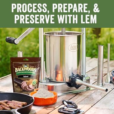 LEM Backwoods Cured Sausage Seasoning with Cure Packet, Salami Sausage - Image 6