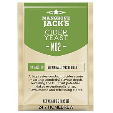 10x Mangrove Jack's Yeast Cider M02 Craft Series Yeast 9g Treats 23L - Image 2