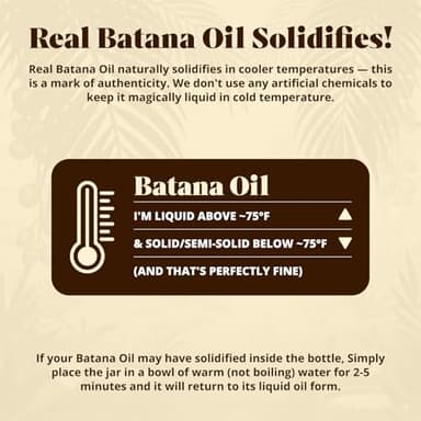 Vital Strands Batana Oil for Hair Growth – 100% Pure & Organic Botana Oil from Honduras – Strengthens, Thickens & Restores Natural Hair – Cold Pressed Raw Scalp & Hair Treatment for Men & Women – 60ml - Image 2