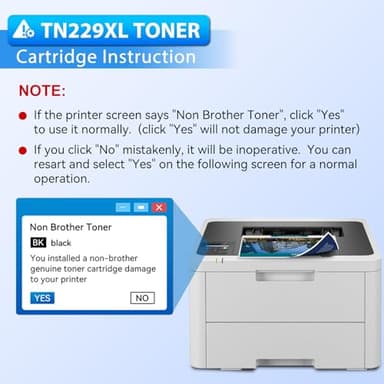 TN229XL TN229 Toner 5 Pack Compatible Replacement for Brother TN229 TN229XL Toner Cartridges for Brother MFC-L3780CDW HL-L3280CDW MFC-L3720CDW HL-L3220CDW HL-L3300CDW HL-L3295CDW Printer - Image 6