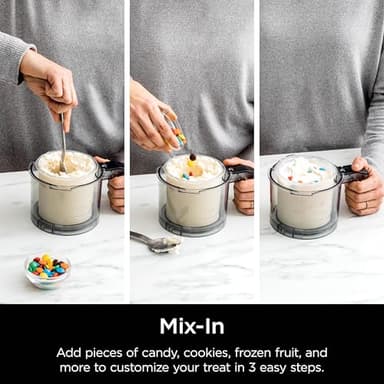Ninja CREAMi Deluxe Ice Cream & Frozen Treat Maker, Includes (4) Family-Sized 24 oz. Tubs, for Ice Cream, Sorbet, Milkshakes, Frozen Yogurt, & More, 11-in-1, XL Capacity, Silver - Image 11